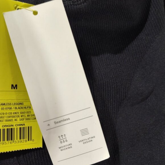 All in My Motion Stretch Seamless Stretch Legging Black Women's Size Medium NWT - Picture 10 of 12